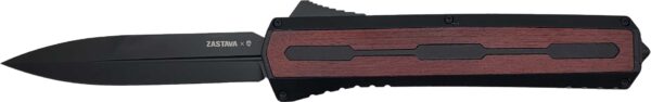 Zastava A7 OTF Knife - Serbian Red Wood | S35VN Spear Point Blade