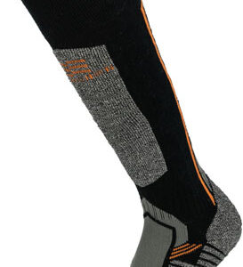 MOBILE WARMING MEN'S PRO - MERINO HEATED SOCKS GRAY XLRG